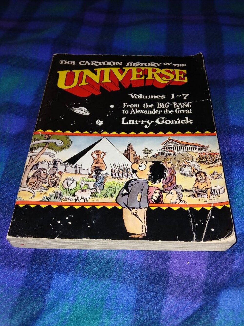 The Cartoon History of the Universe Volumes 1-7 by Larry Gonick Large Comic Book